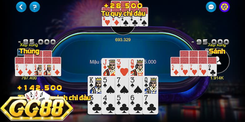 Quy luật chơi mậu binh đơn giản